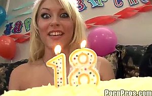 Blonde Katie Summers is 18 and ready to fuck