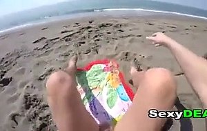 Sexy pawg beach fucking