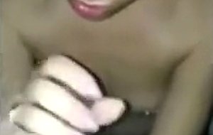 Tiny tits pierced nipples tearing up while deep throating big black cock