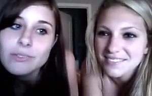 Two honey sweet teens on omegle