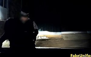 Curvy uk slut screwed by cop in a dark alley