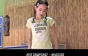 Slender Young Solo Play HER SNAPCHAT MIAXXSE