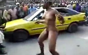 Public nude dance