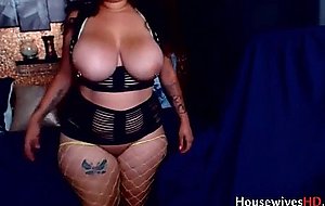 Raven bbw with huge pierced tits and epic ass