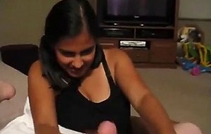 Indian teen loves sucking white cock