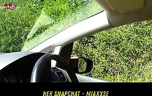 Hot outdoor fuck and facial her snapchat - miaxxse