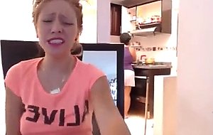 Webcam girl gets off while mom is around   pornhubcom