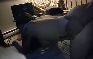 Young stallion eats and fucks her vagina