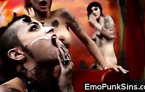 Emo succubi demonic orgy in hell!