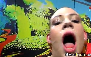 Euro sluts mouth dripping