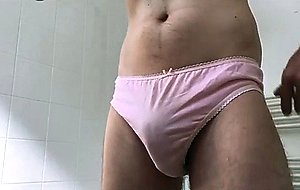 Playing in my wife's knickers
