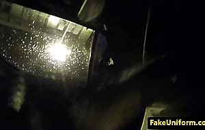 Alluring uk babe pussylicked by a cop