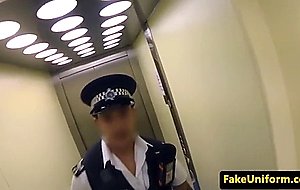 Alluring uk babe pussylicked by a cop
