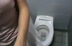 German Slut Fucked In Public Toilet