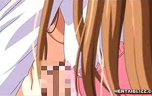 Cute hentai maid with bigboobs ass poked from behind