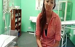 Brunette hottie fucked by her doctor