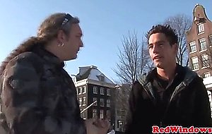 Real bigtitted dutch whore gets cumshot from tourist