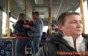 Very sweet blonde fucked on a bus