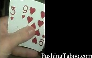 Game of cards and fuck son