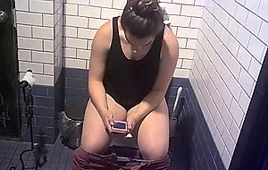 Hidden cam public toilet  