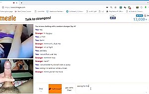 Omegle teen masterbates for huge cock  
