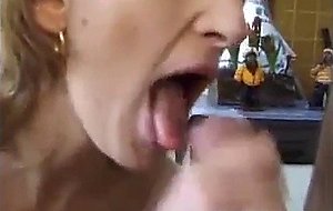 French mature deep anal and facial  