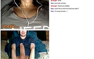Omegle amazing girl rease me with beautifull tits