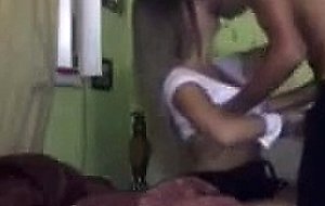 Teen gets her first cock