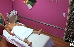 Nice erotic massage from asian babe