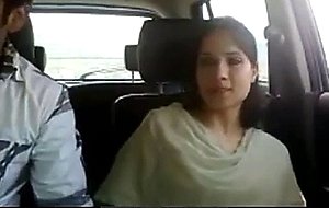 Indian couple in car gets dirty  