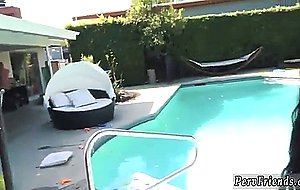 His first orgy summer pool party