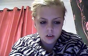 Blonde busty teen webcam  