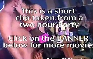 Dirty Girl sucking Male Strippers cock on stage