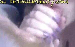 Bbw hairy brunette gets fisted, sucks and swallows  