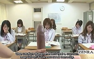 Subtitled japanese schoolgirls sexual education class