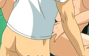 Two anime girls tasting big phallus