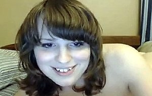 Teen tgirl masturbates by webcam