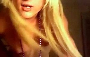 Sexy webcam blonde ts