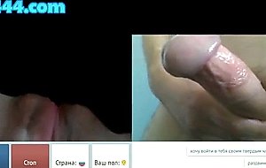 Russian girl gave me sex in chat, cam