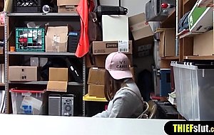 Rough quickie fuck with a shoplifter  