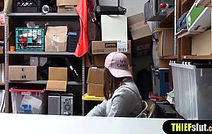 Rough quickie fuck with a shoplifter  
