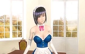 D hentai maid fucked by busty shemale anime