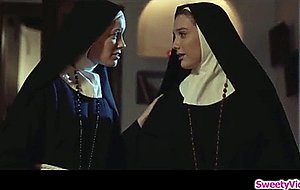Blonde nuns eating each others cunt  