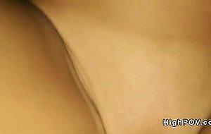Blonde pussy fingered and fucked pov