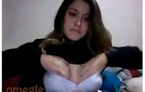 Sexy brunette webcam fun  