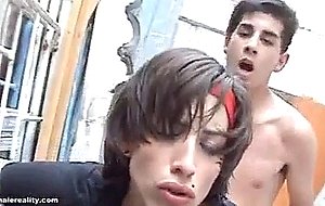 Teen cd and a lad fuck each other