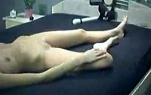 Wife tied to the bed and fucked blindfolded