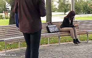 Jeny smith caught in public crotchless pants  
