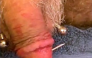 Gauge needle in cock  