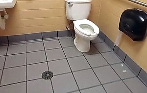 Pissing in a sink  